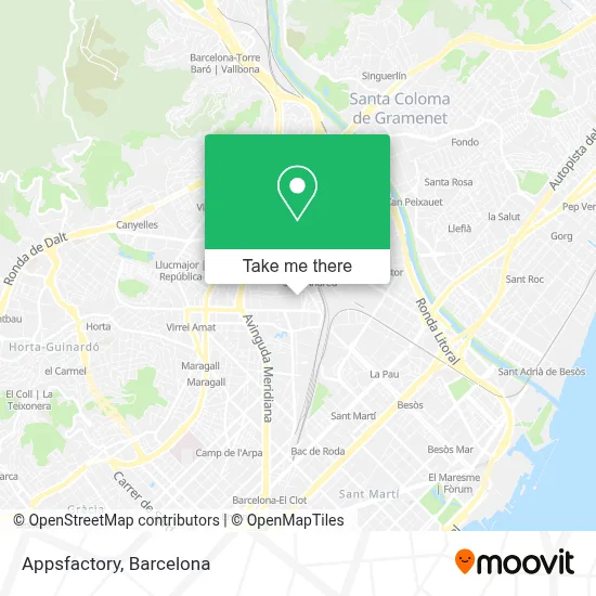 Appsfactory map