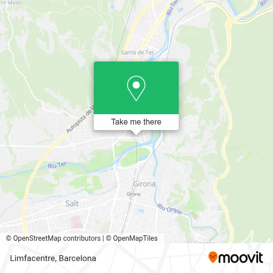 Limfacentre map