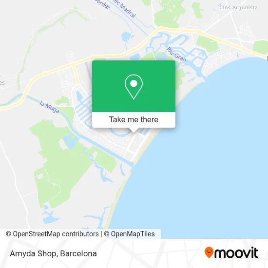 Amyda Shop map