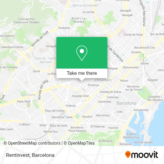 Rentinvest map