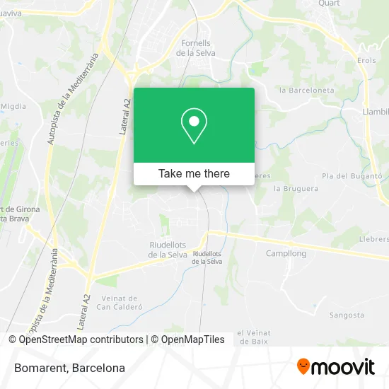 Bomarent map