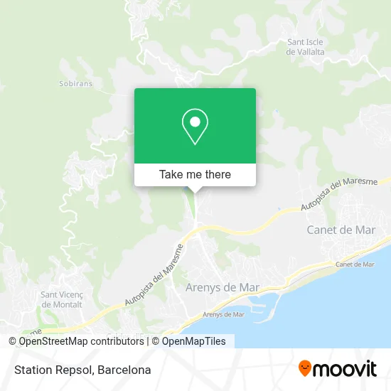 Station Repsol map
