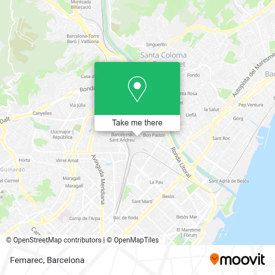Femarec map