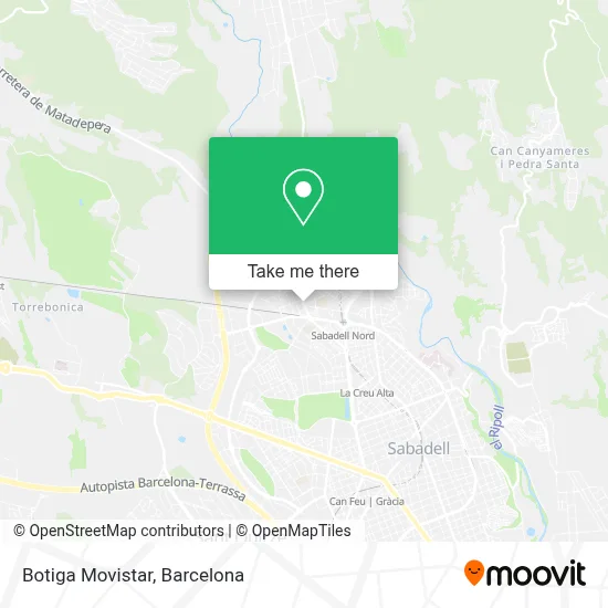 Botiga Movistar map