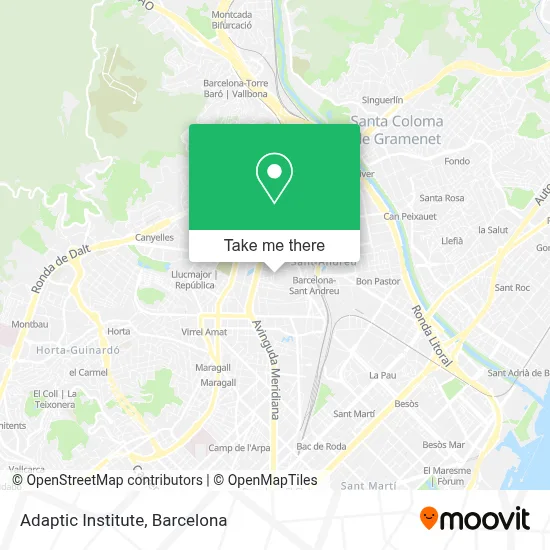 mapa Adaptic Institute