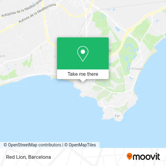 Red Lion map