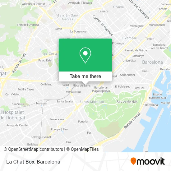 La Chat Box map