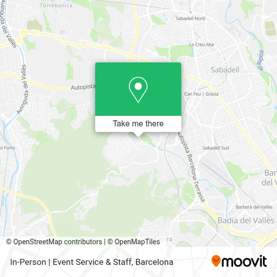 In-Person | Event Service & Staff map
