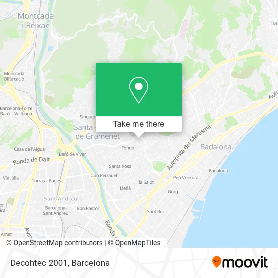 Decohtec 2001 map