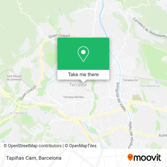 Tapiñas Carn map