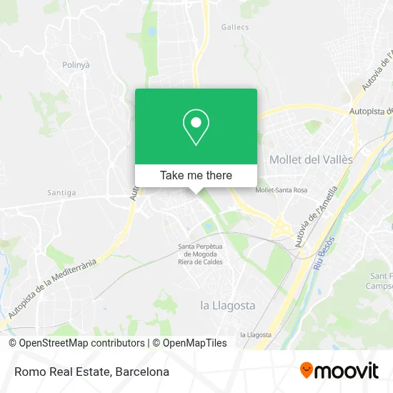 Romo Real Estate map