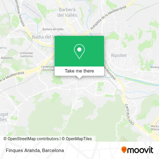 Finques Aranda map
