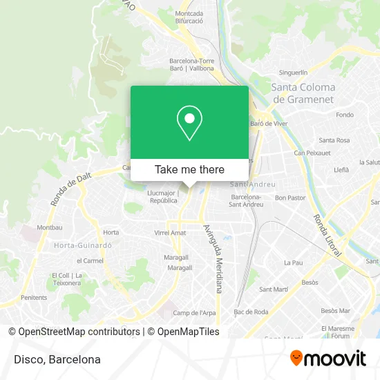 Discoteca map