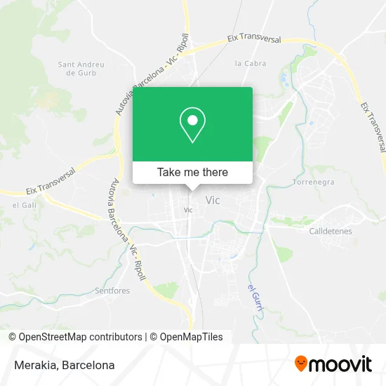 Merakia map