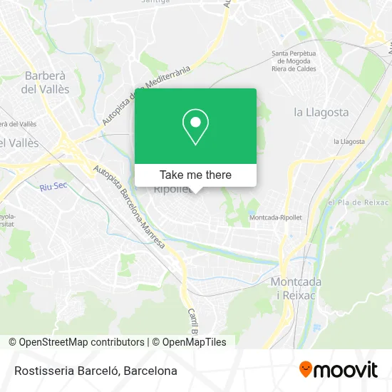 Rostisseria Barceló map
