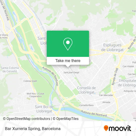 Bar Xurreria Spring map
