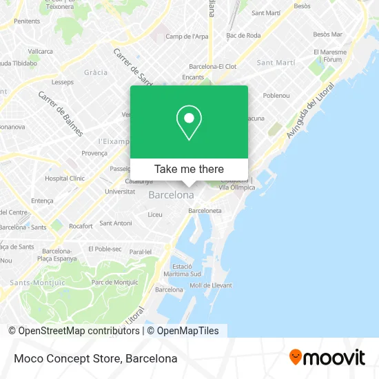 Moco Concept Store map