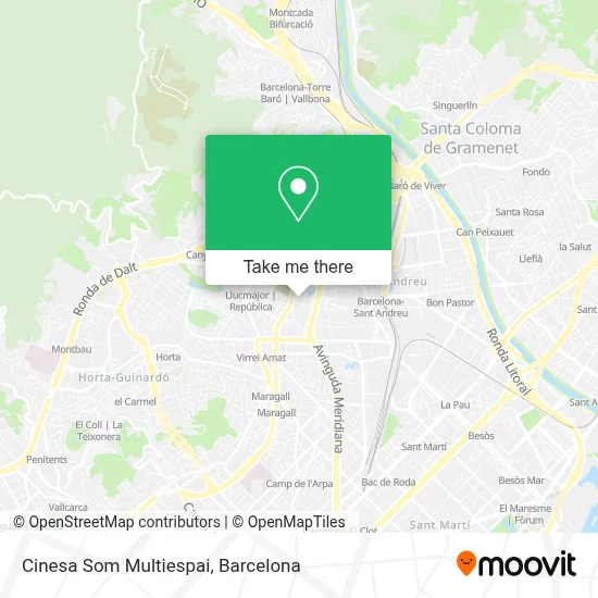 Cinesa Som Multiespai map