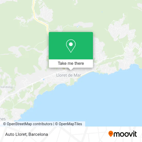 Auto Lloret map