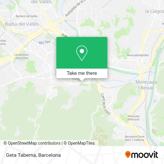 Geta Taberna map