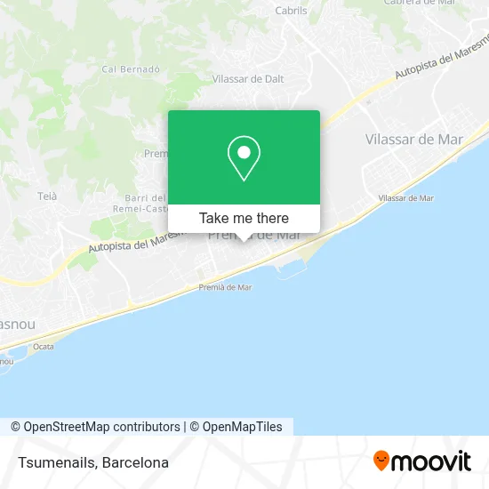 Tsumenails map