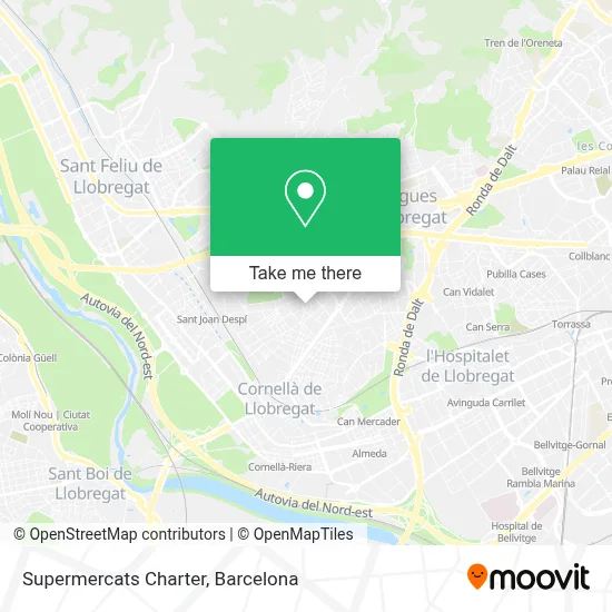 Supermercats Charter map