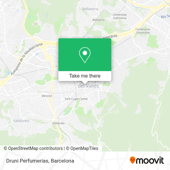 Druni Perfumerías map