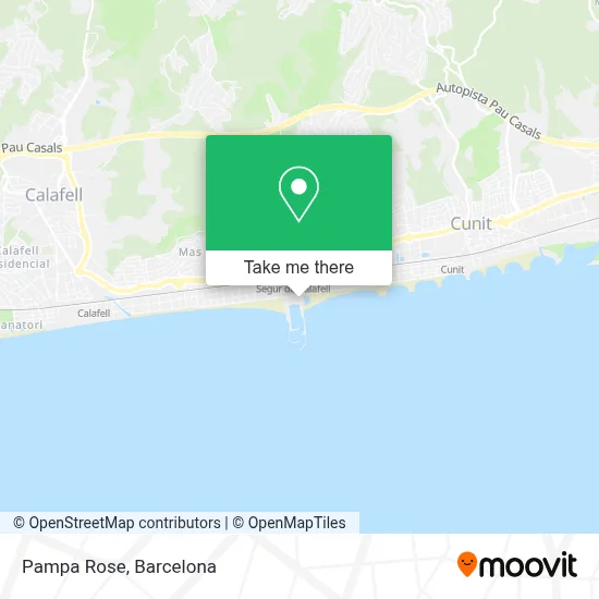 Pampa Rose map