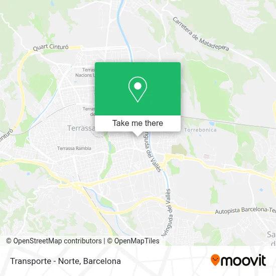 Transporte - Norte map