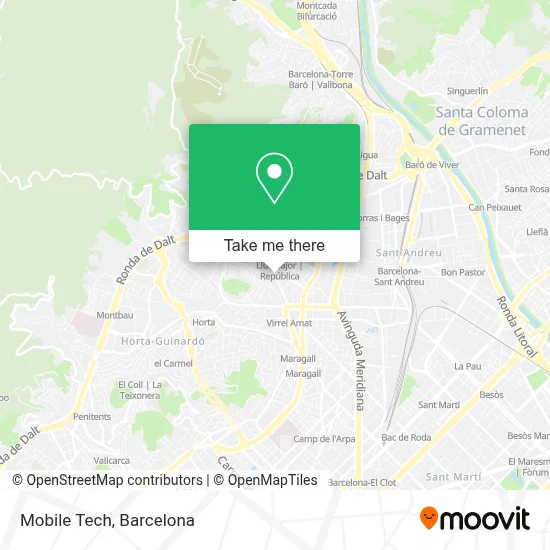 mapa Mobile Tech