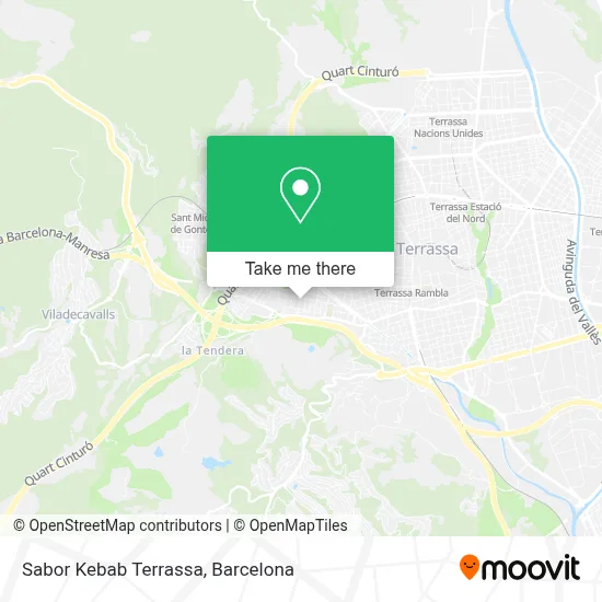 Sabor Kebab Terrassa map