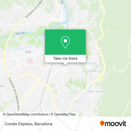 Condis Express map