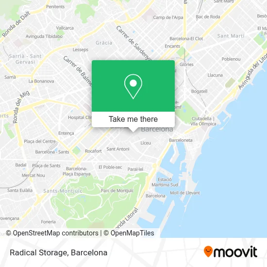 Radical Storage map