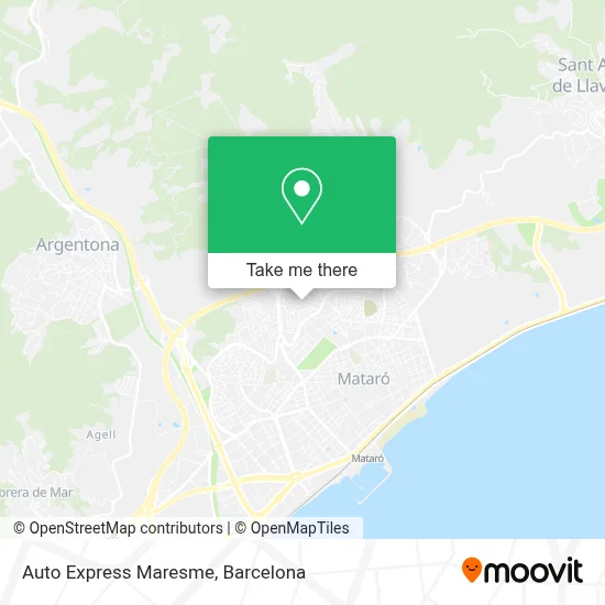 Auto Express Maresme map