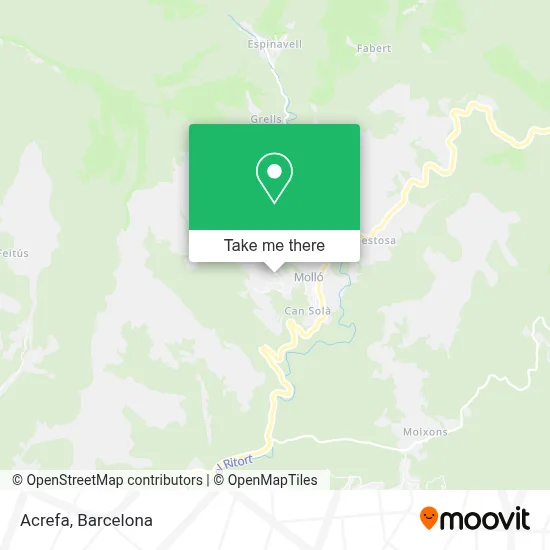 Acrefa map