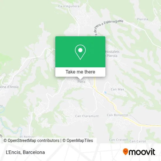 L'Encis map