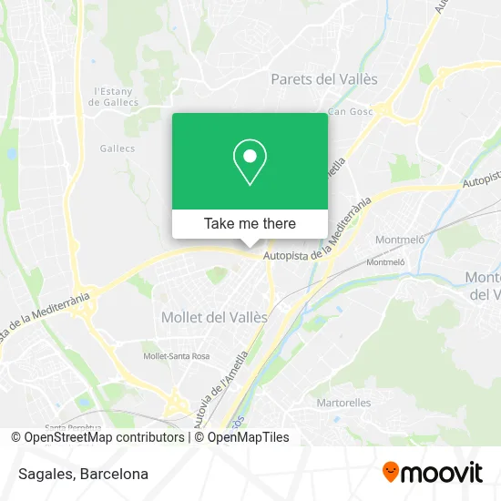 Sagales map