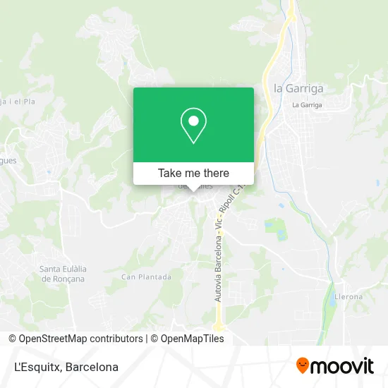 L'Esquitx map