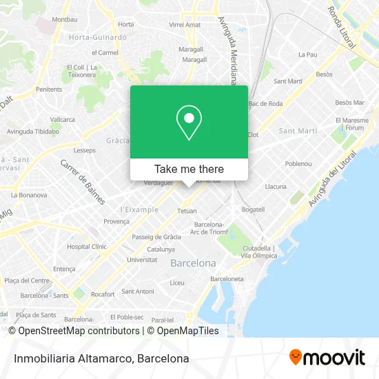mapa Inmobiliaria Altamarco