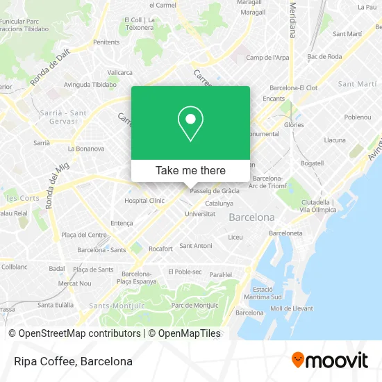 Ripa Coffee map