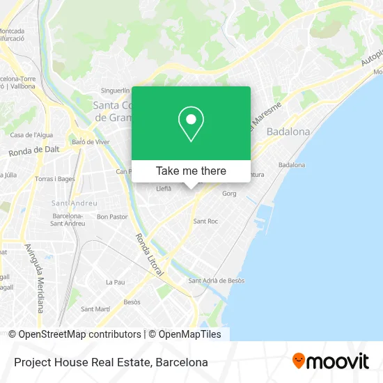 Project House Real Estate map