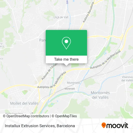 Installux Extrusion Services map