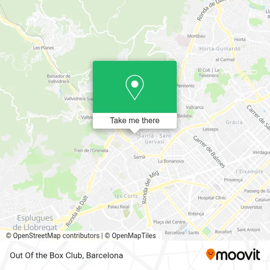 Out Of the Box Club map