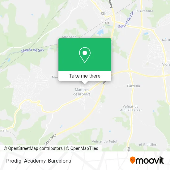 Prodigi Academy map