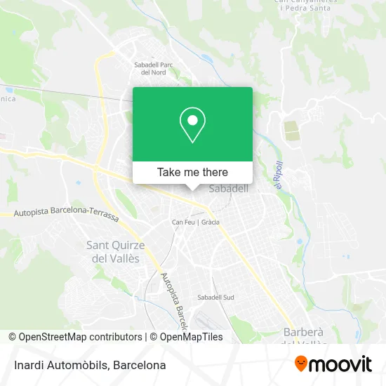 Inardi Automòbils map