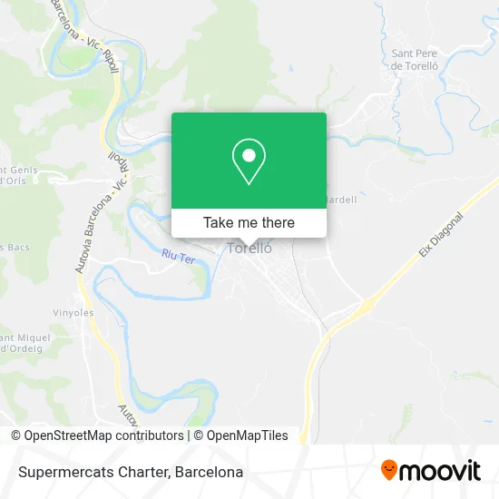 Supermercats Charter map