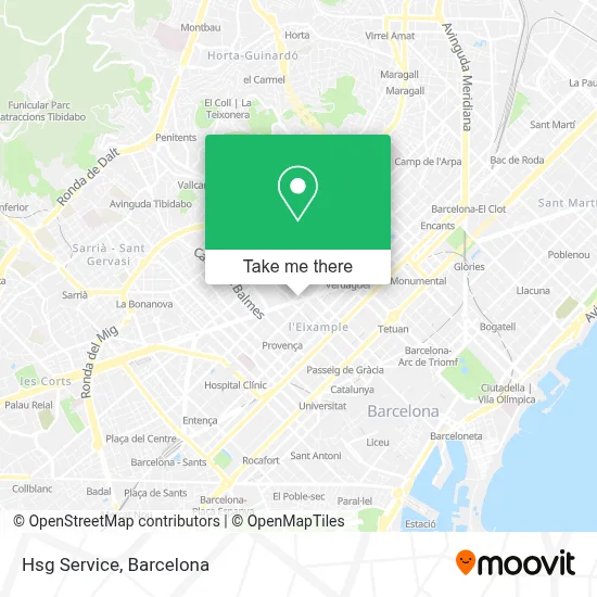 Hsg Service map
