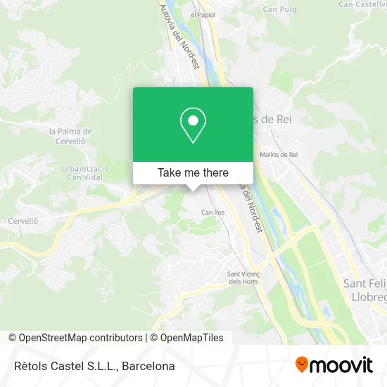 Rètols Castel S.L.L. map