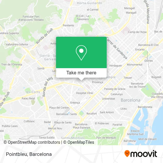 Pointbleu map
