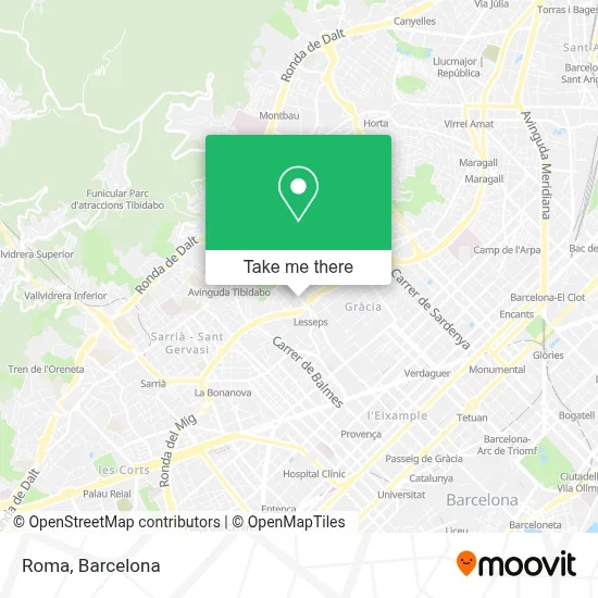 Roma map